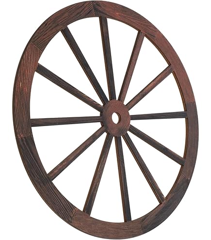 Amazon.co.jp: FUNOMOCYA 2個 木製の車輪の装飾 屋内木製車輪の装飾